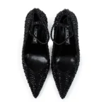 کفش زنانه مجلسی تمام نگین کد 1454 - Image 5