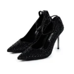 کفش زنانه مجلسی تمام نگین کد 1454